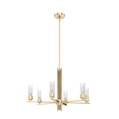 Plafonnier lustre 6 lumières Gatz