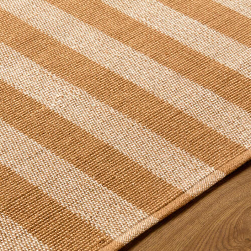 Bram Handmade Performance Rug, Rectangle 5' x 8', Tan