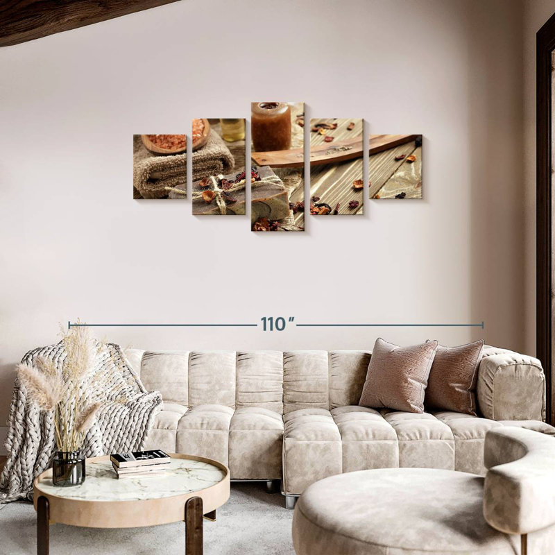Asian Spa, 34" H x 74" W