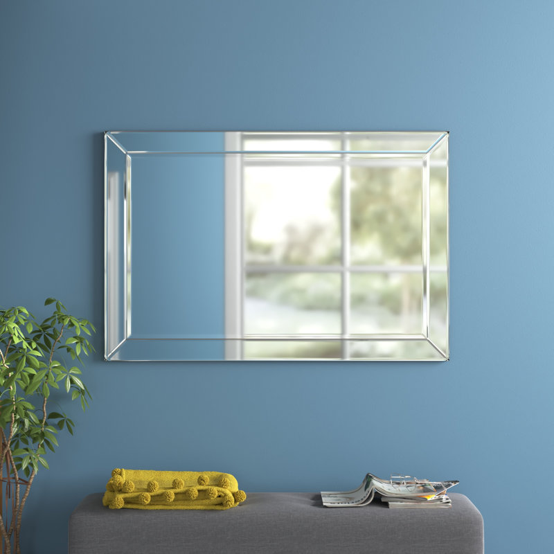 Maude Glass,MDF Wall Mirror, 120cm x 80cm