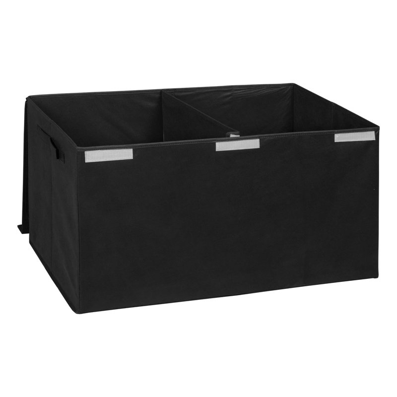 Niche Cubo Foldable Fabric Storage Trunk with Label Holder, Black