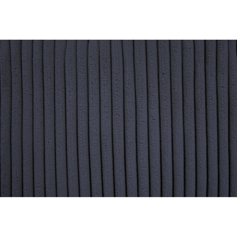 Ensemble modulaire 3 pièces en velours côtelé, Velours côtelé gris foncé