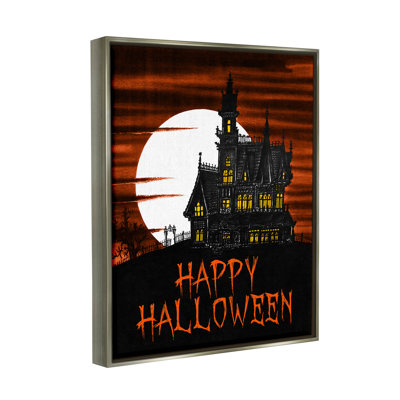 " Happy Halloween Haunted House " by The Saturday Evening Post