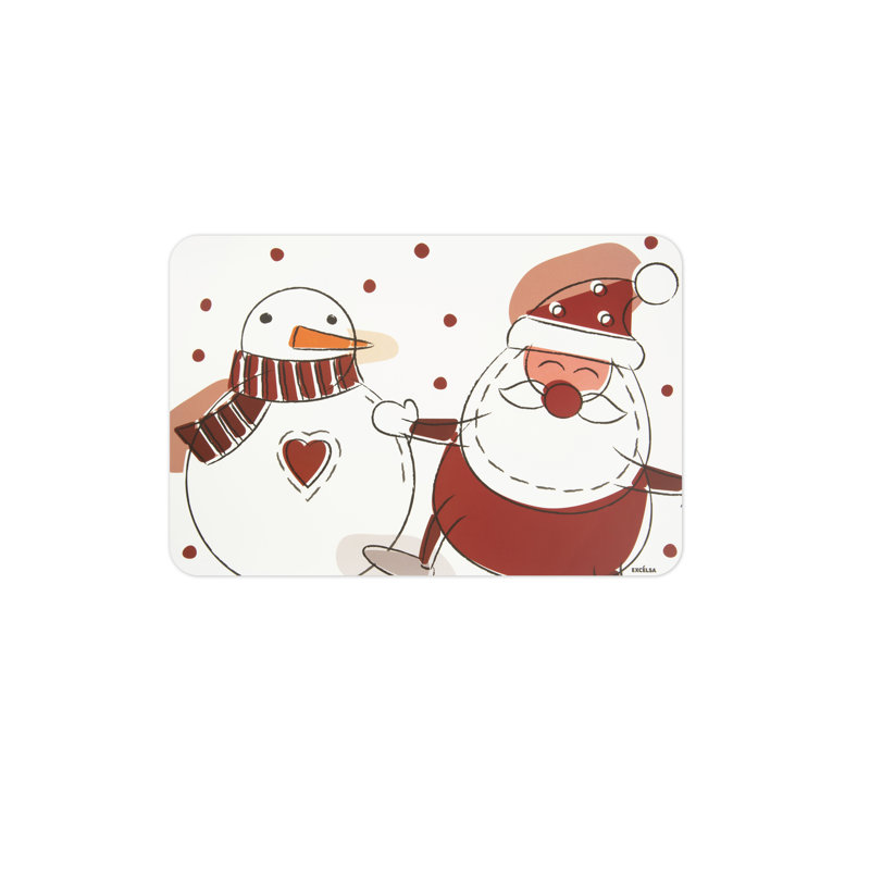 Snowman Christmas Rectangle Placemat