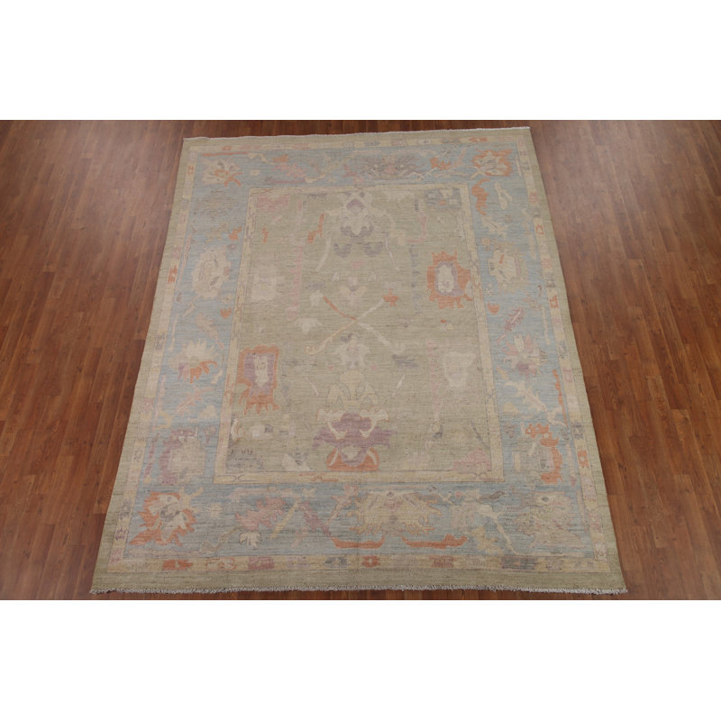 Handmade Oushak Vegetable Dye Area Rug 8x10