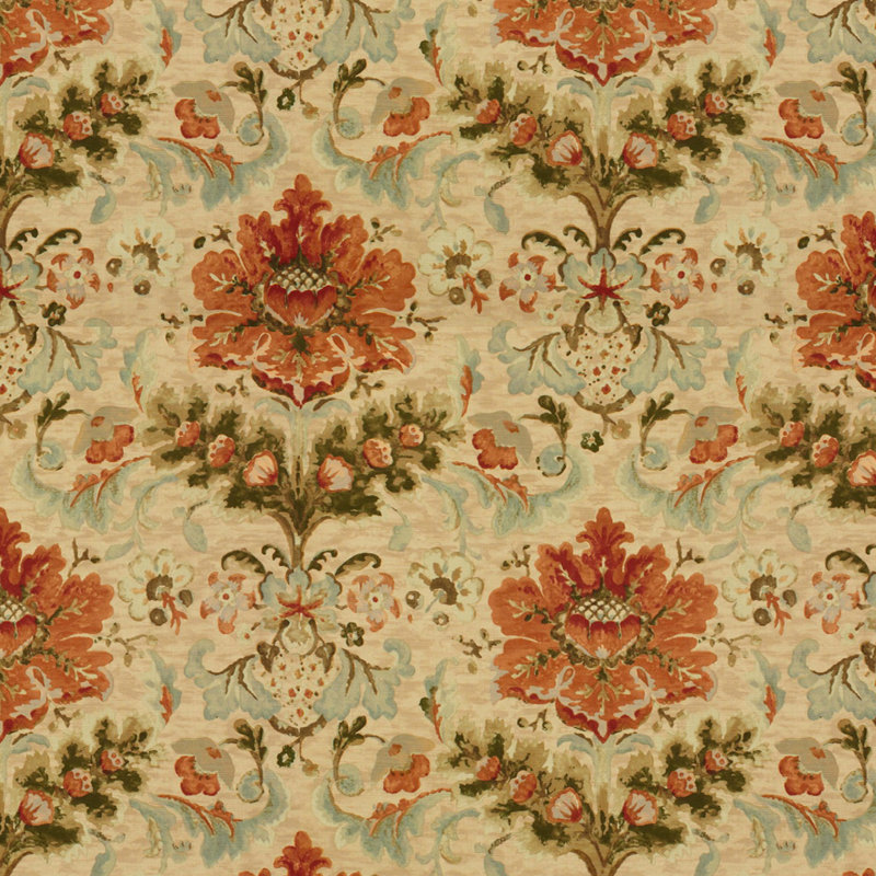 Windsor Performance Fabric, Copper/Sand