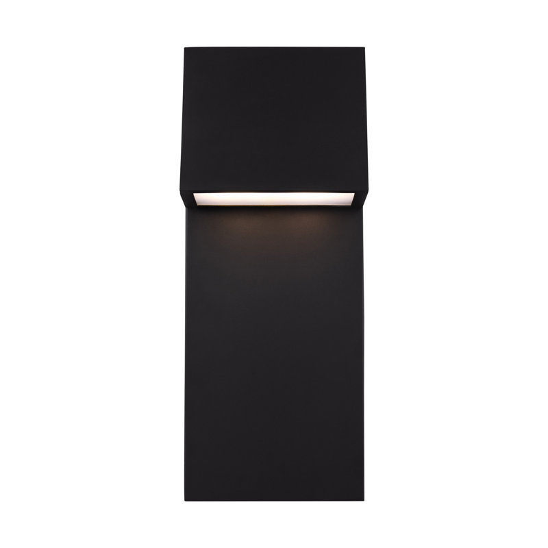 Canto LED Wall Light, Black, 25" H x 10" W x 6.38" D
