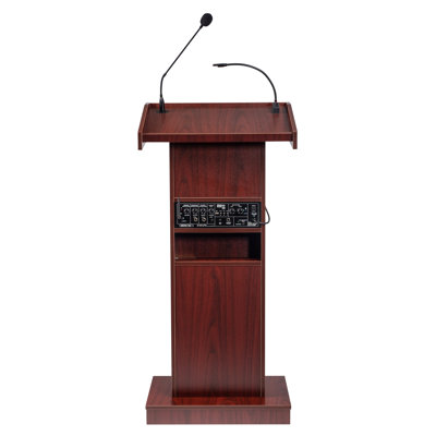  Oklahoma Sound® Orator Lectern with Wireless Handheld Mic