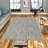 Stylish Woven Carpet (4 x 6 ft), 100% Polyester, 0.4 in Pile Height | Antibacterial, Non-Slip Underside | Machine Washable, 3D Digital Printing | Perfect for Living Room, Bedroom, and Home Decor-442092979