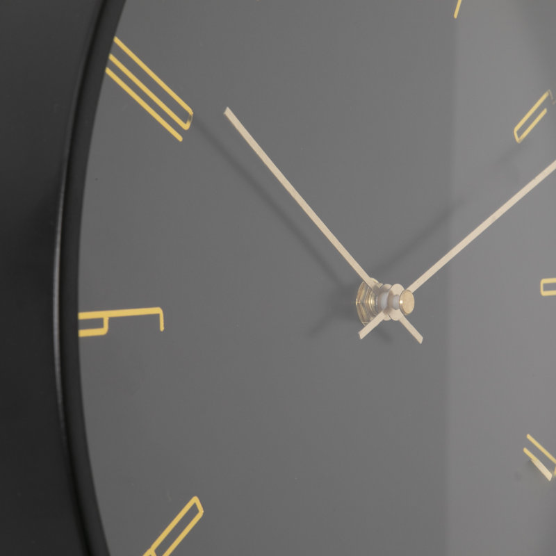 Jerelyn Metal Wall Clock