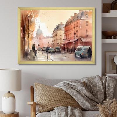 Aquarelle de Paris, France III - impression