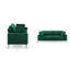 Etta 214.1Cm Velvet Square Arms Sofa-982565712
