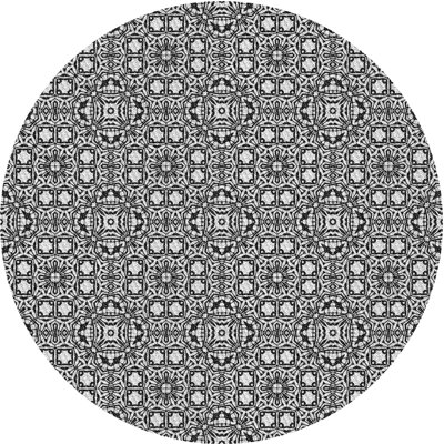 Tapis gris tissé à la machine