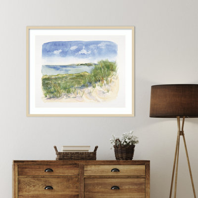 «By The Sea» par Patricia Shaw, reproduction d'art murale en bois encadrée