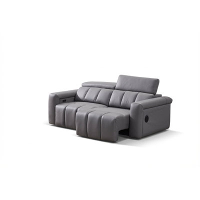 Dallas Leather 3 Seater Power Recliner Sofa