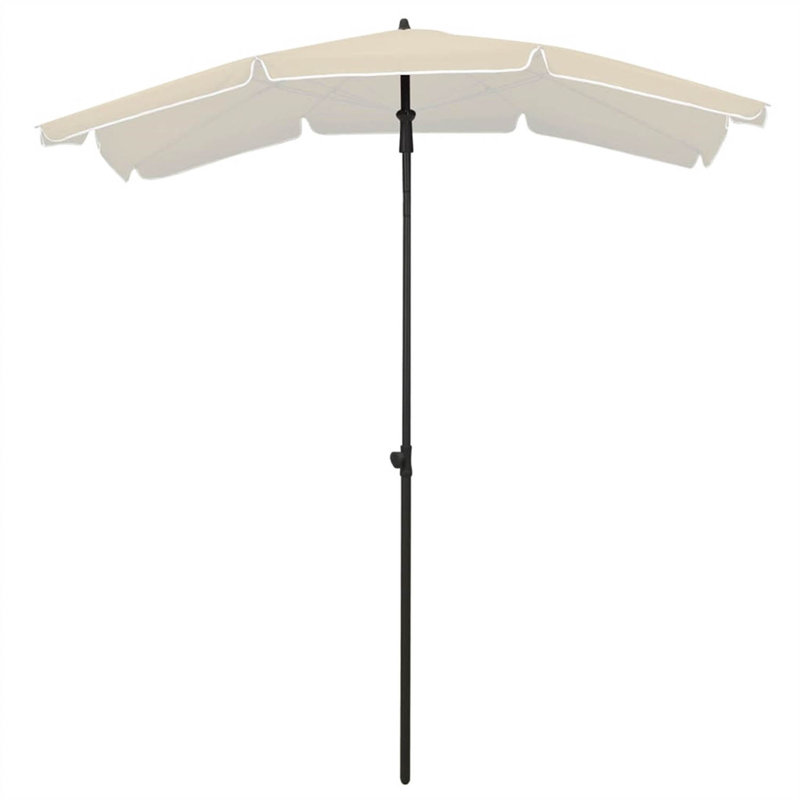 Kaidence 200cm X 130cm Rectangular Market Parasol, Cream