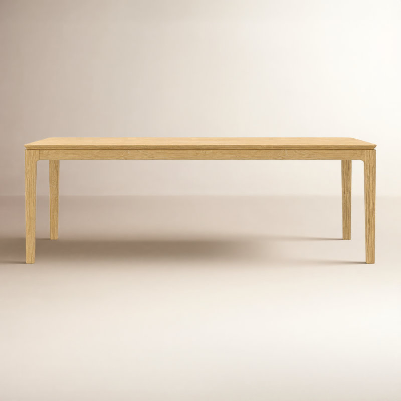 Table de salle à manger extensible Rise (72 po à 90 po), Chêne clair