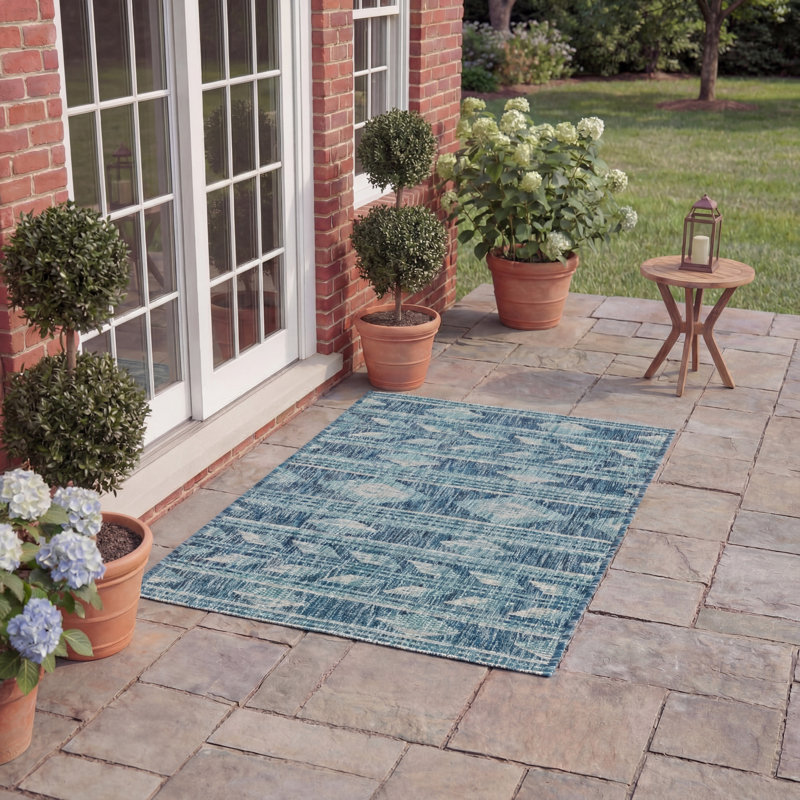 Tapis d'intérieur / extérieur Amarien Performance Southwestern, Rectangle 2 pi x 3 pi 7 po