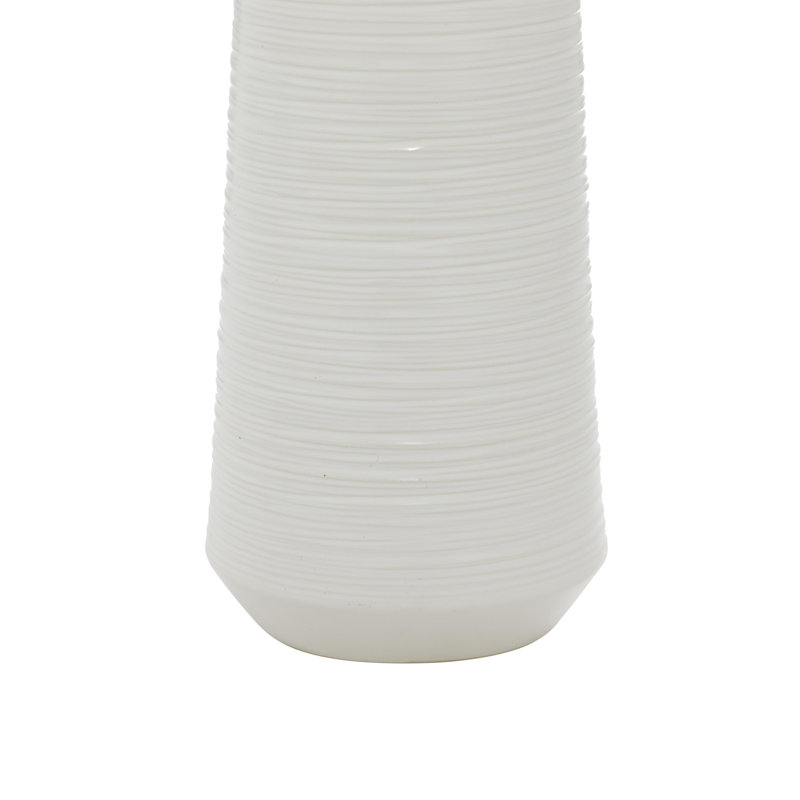Becker White 12'' Porcelain Table Vase