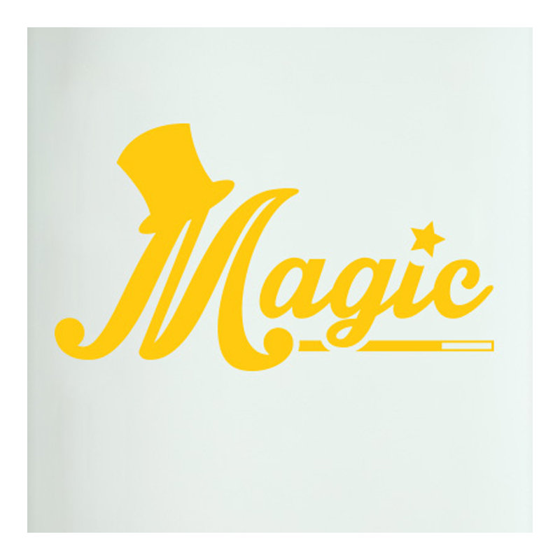 Wall Decal, Dark Yellow
