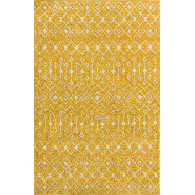 Geometric Indoor Rug, Rectangle 5'3" x 8'