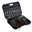Black Socket And Ratchet Wrench Tool , 171pcs Carbon Steel Tools In Toolbox, For Car Repair, With Lock, Homeowners Toolbox Wrench, Mechanics Diy Enthusiasts, , Easy To Carry