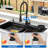 26.8" X 17.7" Drop-in Single Bowl Stainless Steel Kitchen Sink Workstation With Accessories
