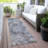 Machine Washable Indoor/Outdoor Xhevrie Blue Rug-111819405