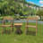 HIPS Material Outdoor Bistro Set Foldable Small Table And Chair Set With 2 Chairs And Table