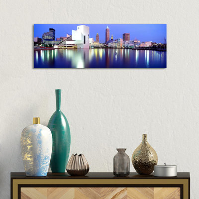 MuseumRock And Roll Hall Of Fame, Cleveland, USA by Panoramic Images - Panoramic Gallery-Wrapped Canvas Giclée on Canvas