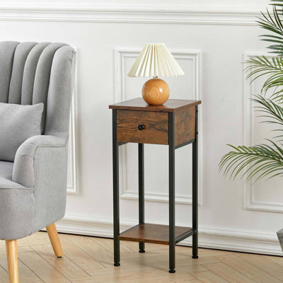 Piatto Side Table with Storage