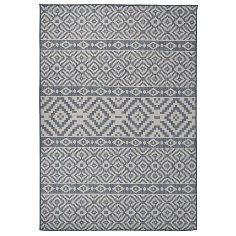 Battles Striped Hand Woven Indoor / Outdoor Area Rug, Rectangle 160 x 230cm
