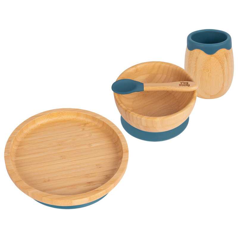 Dinnerware Set 4 Piece, Navy Blue