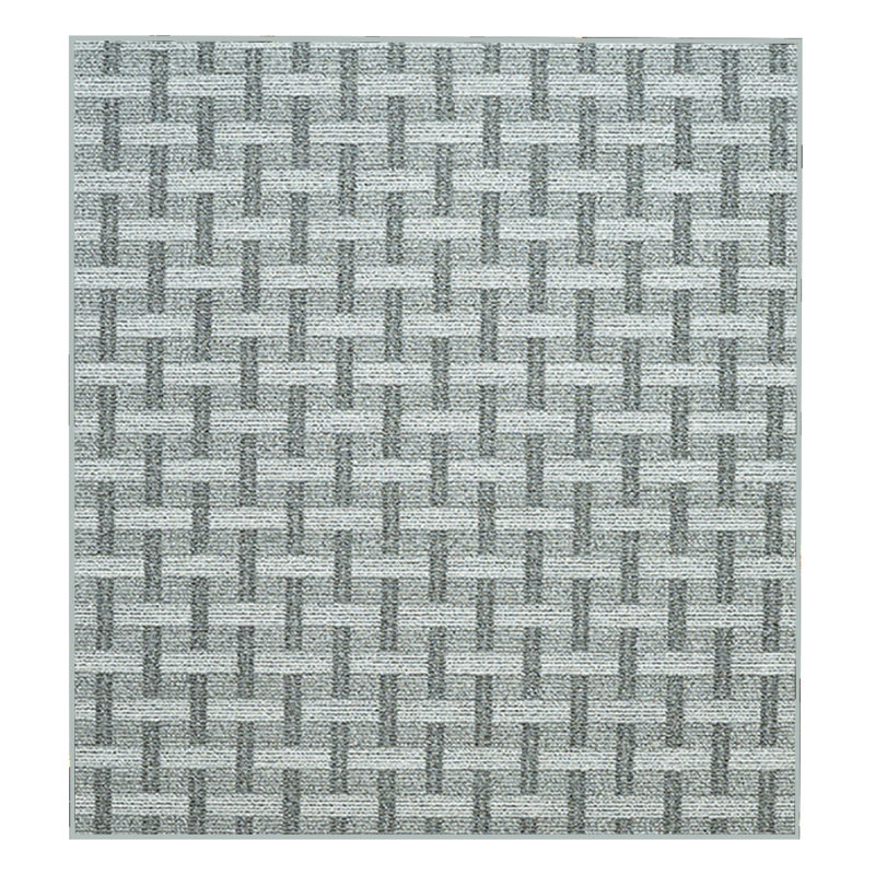 Tapis d'intérieur / extérieur de couleur commerciale Dareus - Gris, Carré 3 pi