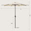 Parasol de marché 108 po Lyon-149291322-176152204