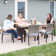 Ensemble repas 6 personnes avec coussins Cayden-Lee