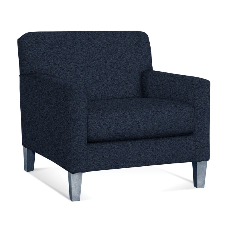 Tampa Upholstered Armchair, Basic Navy; 0317-61, Flax