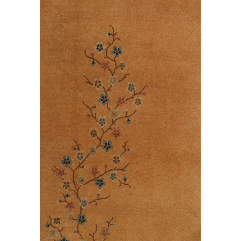 One-of-a-Kind Rectangle 9'6" X 11'9" Hand Knotted Area Rug