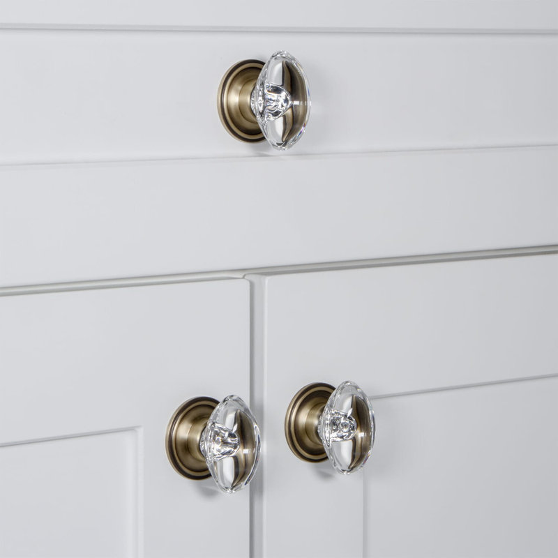 Provence Cabinet Knob, Vintage Brass