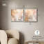 Smeared Codex Duet Canvas Print Neutral Wall Decor Set by Art Remedy, Black Frame, 12 x 12-839349266-839349358