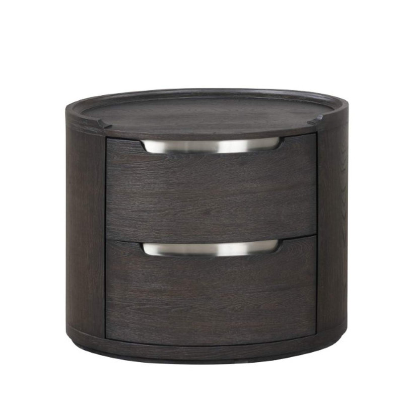 Zayric Black 2 Drawers 28In. W Nightstand