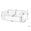 3 Seater Velvet Sofa-42657347