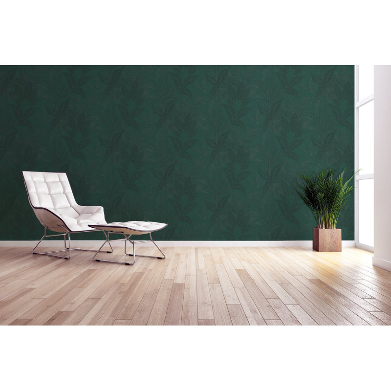 Rahnuma 10.05m x 53cm Glitter Double Roll, Green