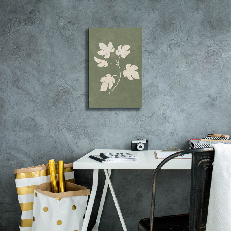 Art mural sur toile Epic Graffiti «Botanical Study 3 Gold» par Julia Purinton, H 18 po x l 12 po x P 0,75 po