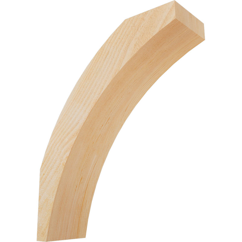 Genouillère Thorton, Sapin Douglas de 6 po (sciage brut), 18 po X P 22 po H