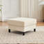 Repose-pieds carré de 27,5 po en chenille large avec repose-pieds et canapé modulaire-493743260