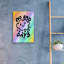 Art mural en verre épique «No Bad Days» par Club Daydream, 16 po x 24 po Epic Art-1559305756