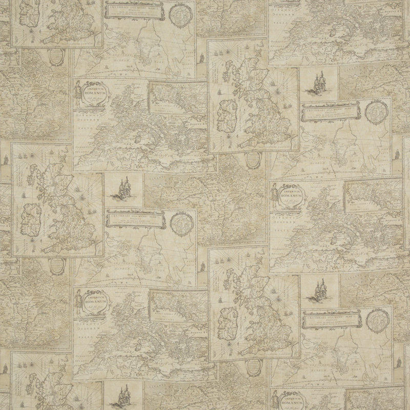 Bohemian Travels 100% Linen Performance Fabric, Sand