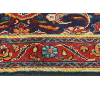 Khylar Distressed Azfer Navy Runner