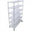 Étagère de rangement à 7 niveaux en H 81,5 po x L 48 po x P 18 po, support de rangement réglable en acier robuste pour cuisine de garde-robe de garage
